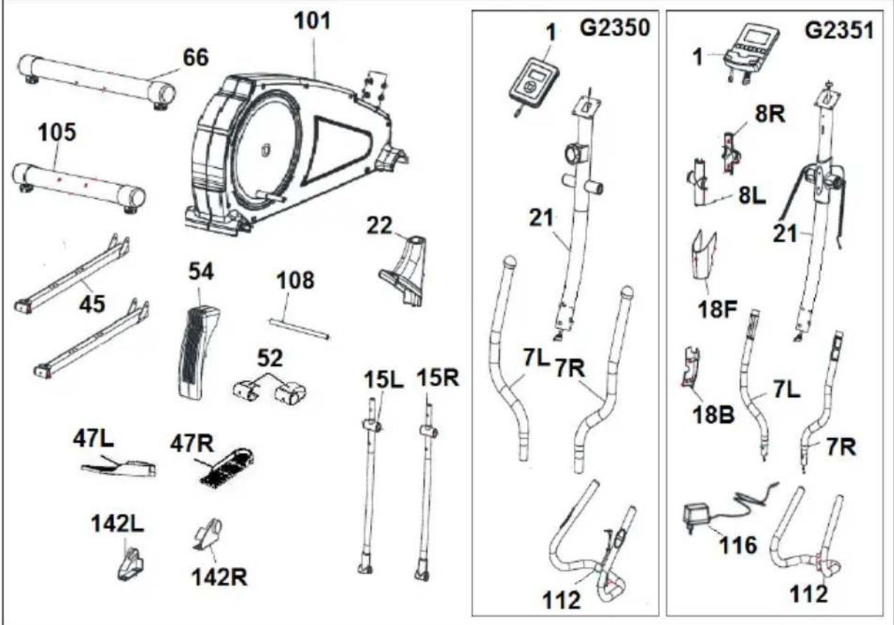 BH FITNESS BWG2351 - 1