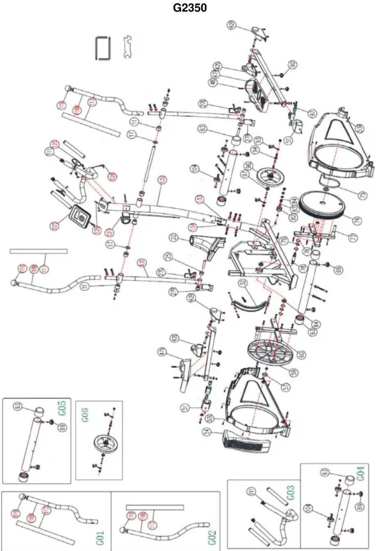BH FITNESS BWG2351 - VERPLAATSING EN OPBERGEN.- - 1
