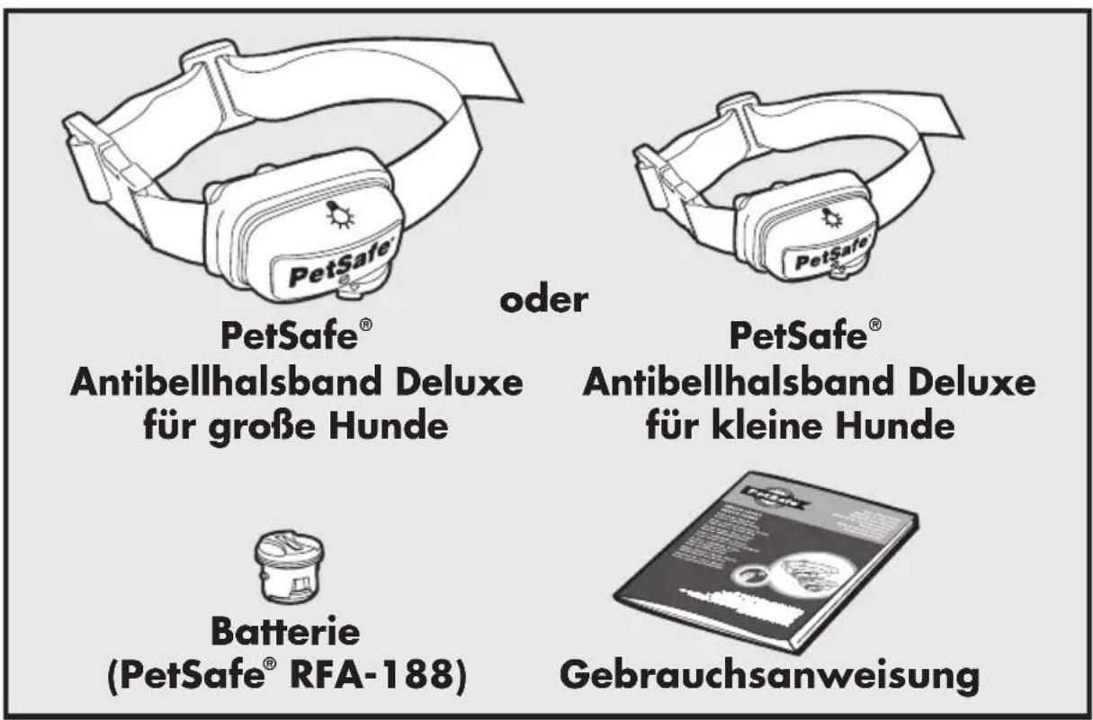 PETSAFE Deluxe Bark Control PBC1913058 - Bestandteile - 1