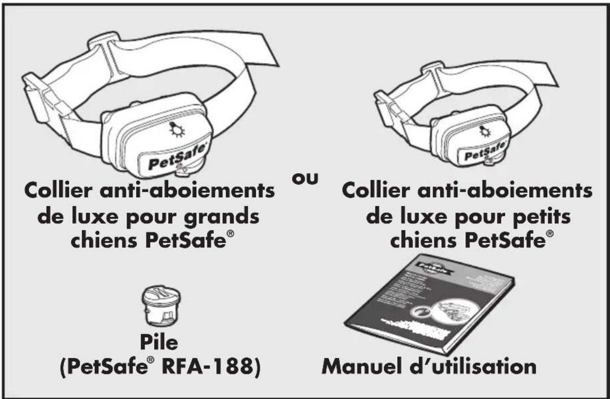 PETSAFE Deluxe Bark Control PBC1913058 - Contenu du kit - 1