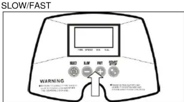 BH FITNESS Slimrunner YF35 - START/STOP - 3