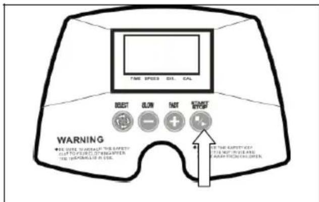 BH FITNESS Slimrunner YF35 - START/STOP - 1