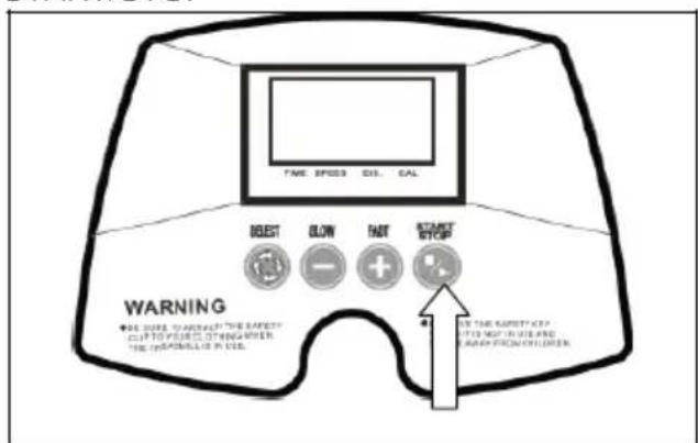 BH FITNESS Slimrunner YF35 - START/STOP - 1