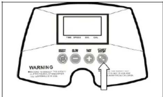 BH FITNESS Slimrunner YF35 - START/STOPP - 1