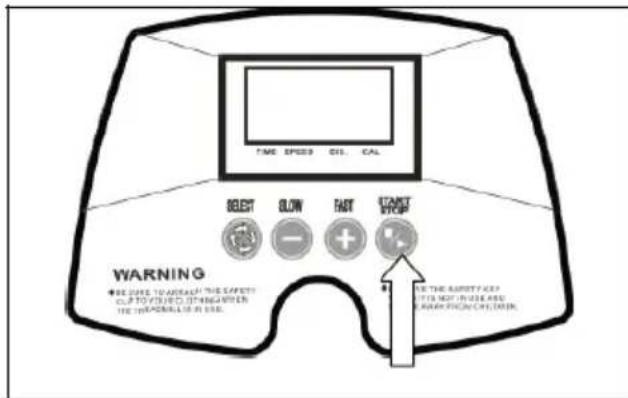 BH FITNESS Slimrunner YF35 - START/STOP - 1