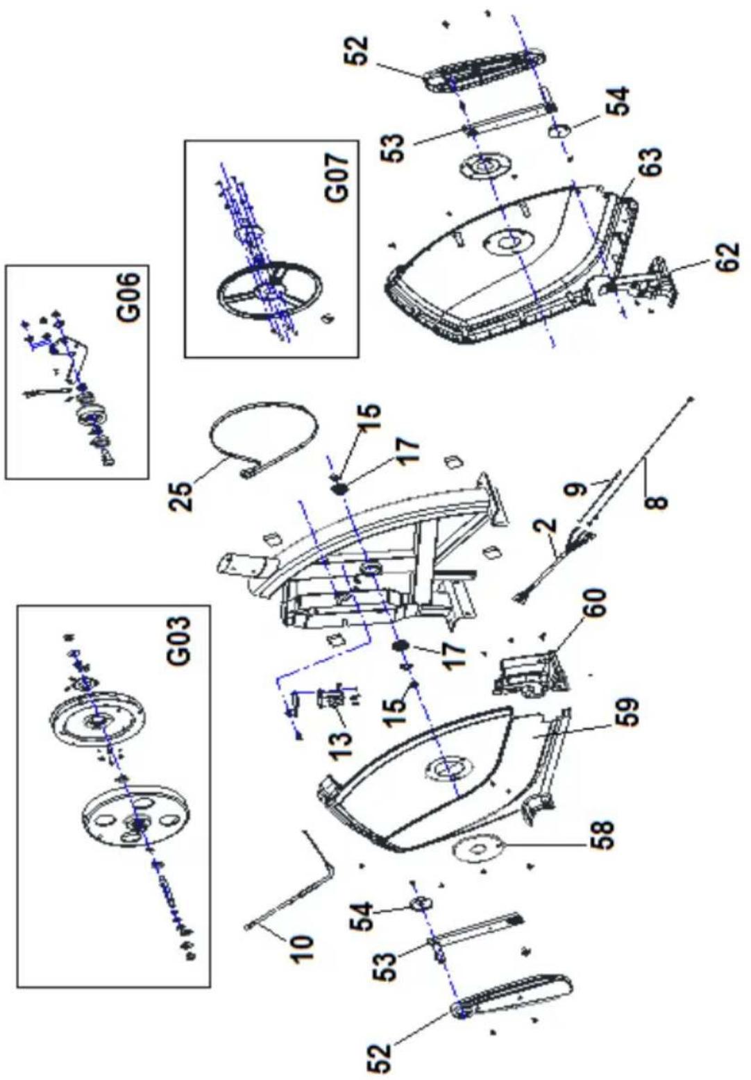 BH FITNESS BG855I - AANSLUITING OP HET ELEKTRICITEITSNET.- - 4