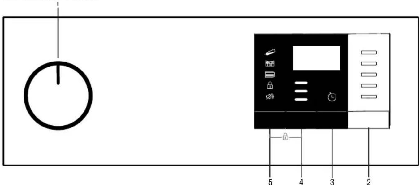 BEKO DH 10412 RX - Control Panel - 1
