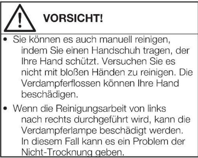 BEKO DH 10412 RX - Reinigen des Verdampfers - 5