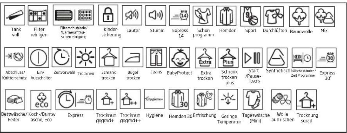 BEKO DH 10412 RX - Symbole - 1