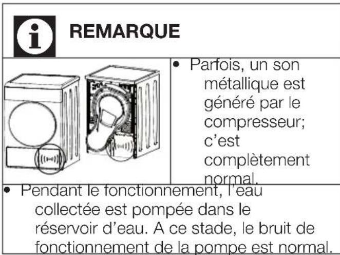 BEKO DH 10412 RX - Avertissements sur les bruits - 1