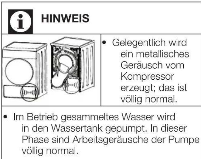 BEKO DH 10412 RX - Hinweise zu Gerauschen - 1