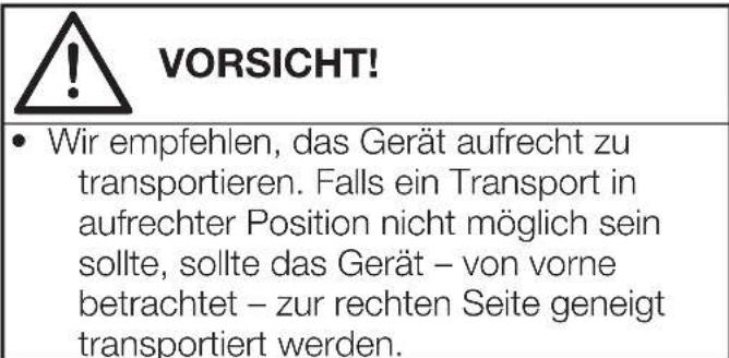 BEKO DH 10412 RX - Trockner transportieren - 1