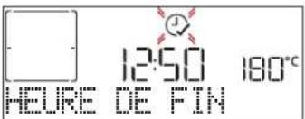 WHIRLPOOL W7 OM4 4BS1 H - HEURE DE FIN (DÉPART RETARD) - 1