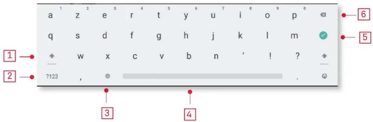 bq Aquaris M10 - Clavier - 1