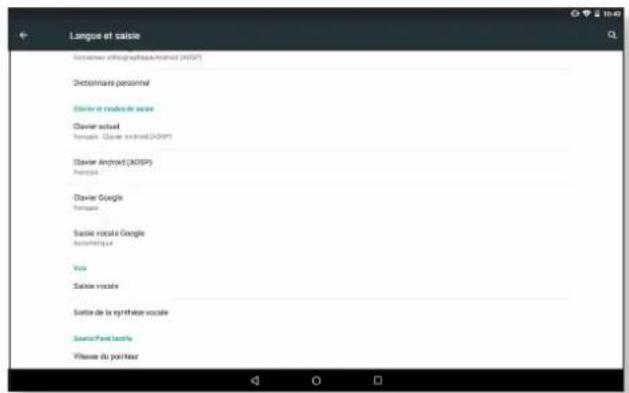 bq Aquaris M10 - LANGUE ET SAISIE - 2