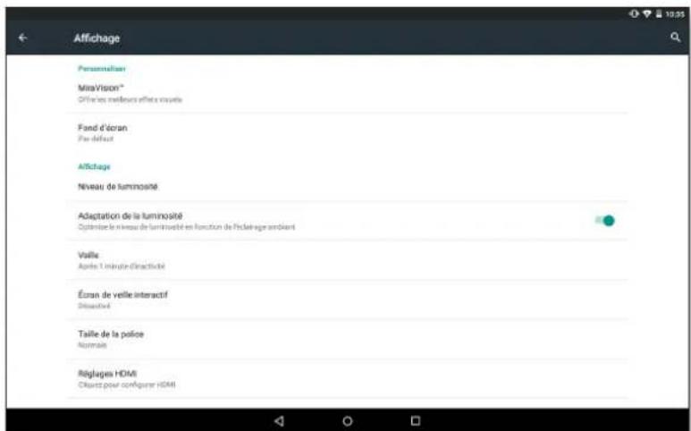 bq Aquaris M10 - AFFICHAGE - 1