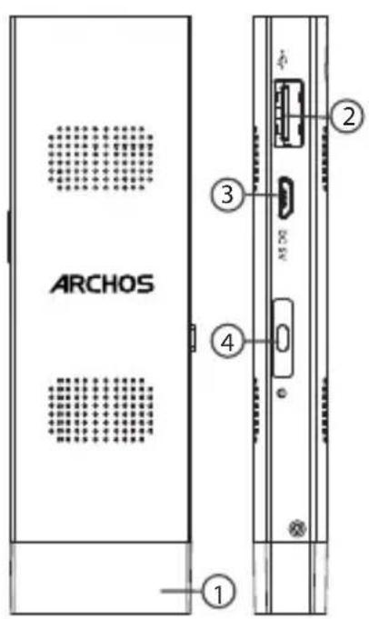 ARCHOS PC Stick - A keszülék atttekintése - 1