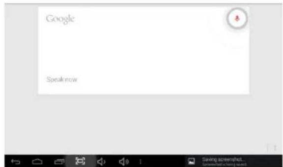 Point of View Mobii 720 - Google Recherche / Recherche vocale - la partie supérieure du bureau - 2