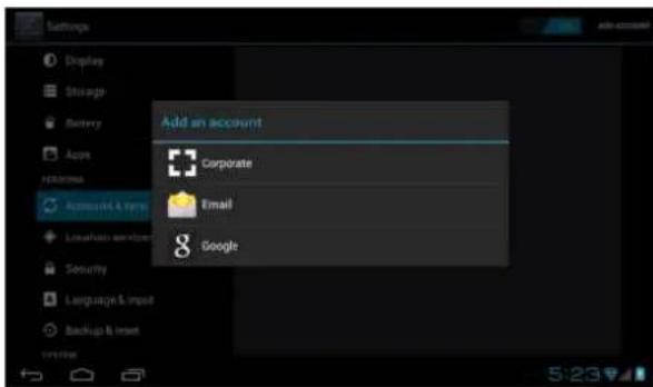 Point of View Mobii 629 - Ajouter un compte - 1