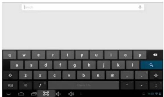 Point of View Mobii 721 - Google Recherche / Recherche vocale - la partie supérieure du bureau - 1