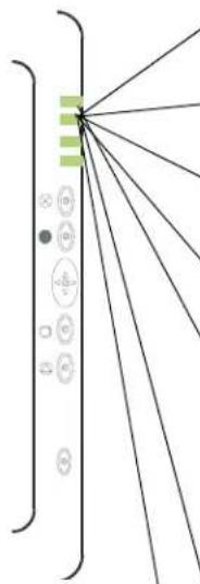 Motion Computing M1300 - DEL d'état de pile - 3