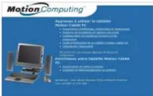 Motion Computing M1300 - Page Ressources Motion et Guide de l'utilisateur en ligne - 1