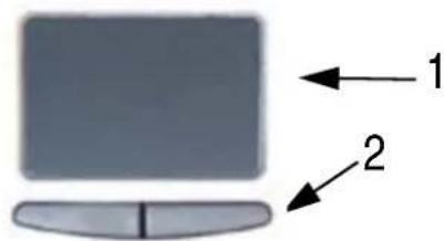 Motion Computing M1300 - Clavier mobile Motion avec pavé tactile - 2