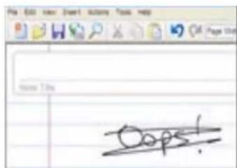 Motion Computing M1400 - Mouvements du stylet - 1