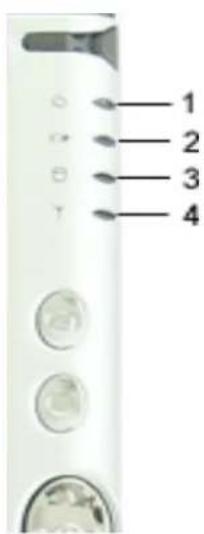 Motion Computing M1400 - DEL DU CHASSIS DU PC TABLETTE - 1