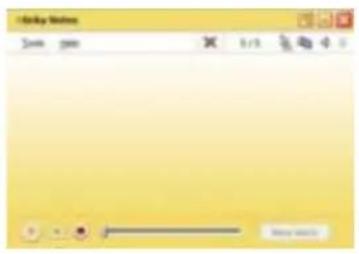 Motion Computing M1400 - STICKY NOTES UN UTILITAIRE PRACTIQUE POUR LES NOTES A LA VOLÉE - 1