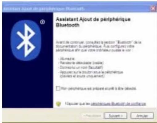 Motion Computing M1400 - Démarrez l'application Bluetooth - 2