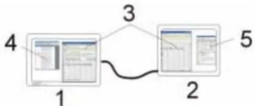 Motion Computing M1400 - Configuration du bureau etendu - 1