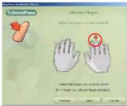 Motion Computing M1400 - Choisir un doigt et pratiquer la prise d'empreinte digitale - 1