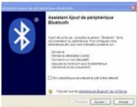 Motion Computing M1400 - Démarrez l'application Bluetooth - 2