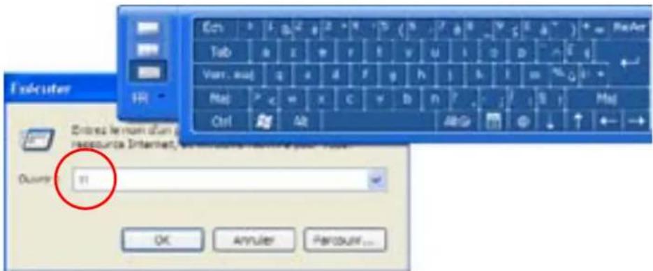Motion Computing M1400 - Clavier visuel - 1