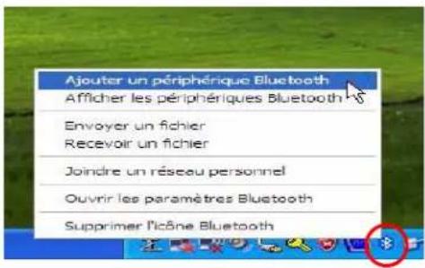 Motion Computing M1400 - Démarrez l'application Bluetooth - 1