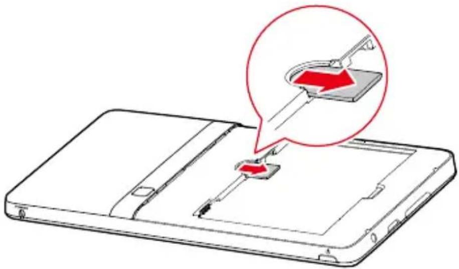 HUAWEI Ideos Tablet S7 - Installer ou opérer la carte SIM - 3