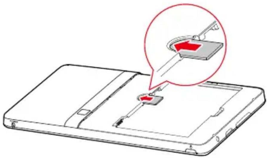 HUAWEI Ideos Tablet S7 - Installer ou opérer la carte SIM - 2