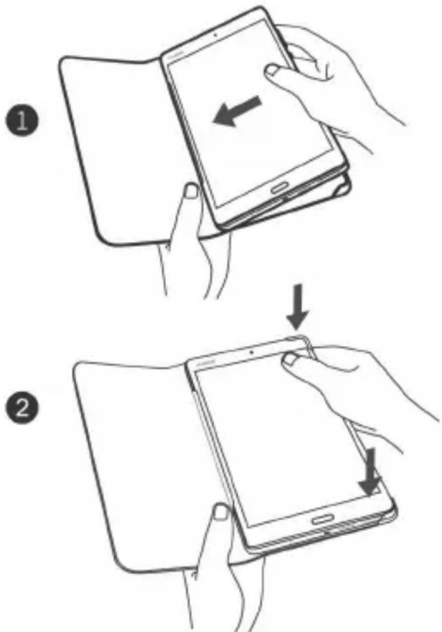 HUAWEI MediaPad M3 8.0 - Capa articulada de proteção (acessório opcional) - 1