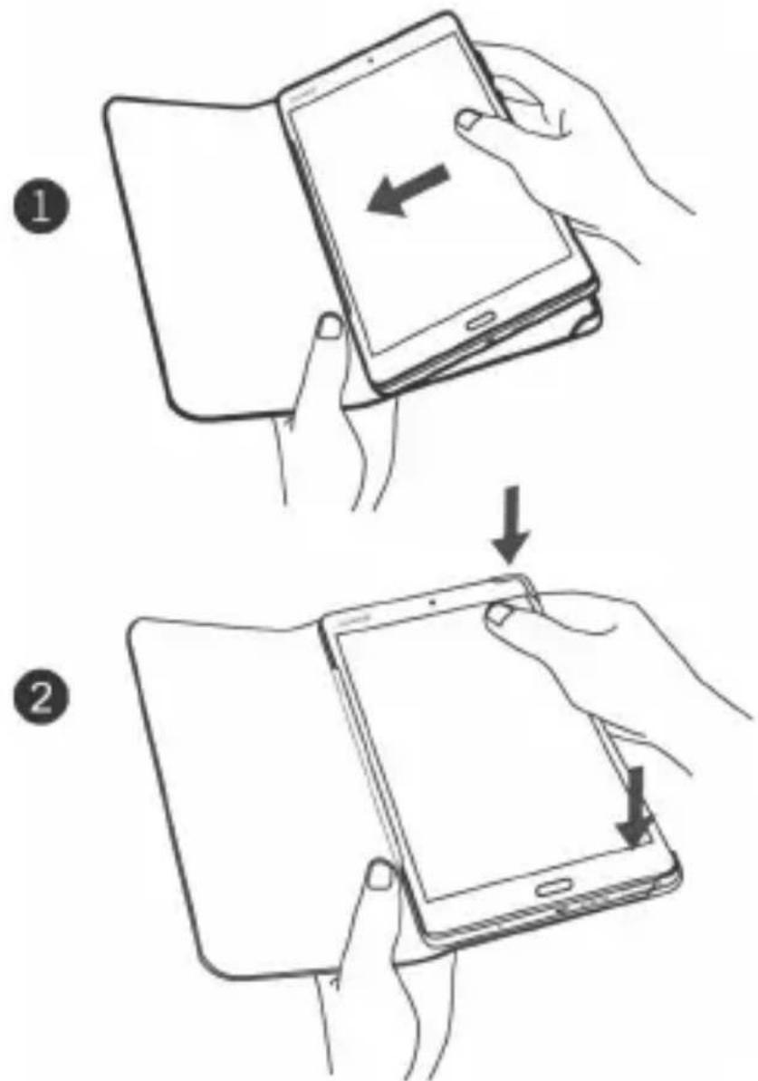 HUAWEI MediaPad M3 8.0 - Étui de protection à rabat (accessoire en option) - 1
