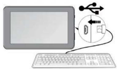 Proscan PLT7810KB - Connecting a USB device: - 1