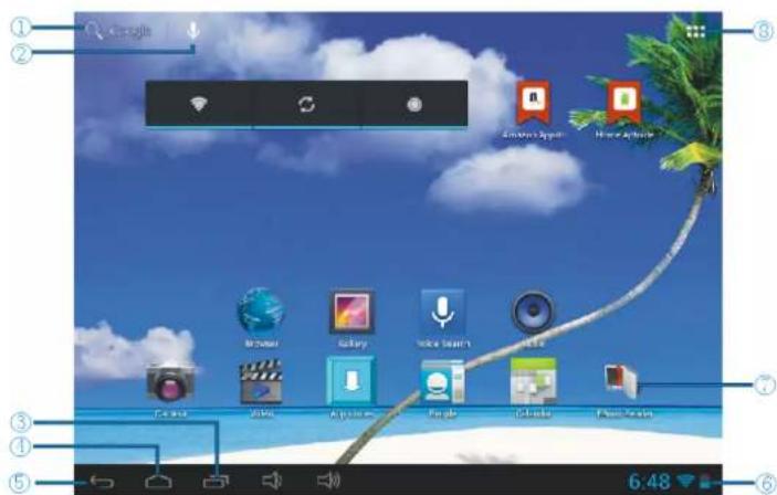 Proscan PLT8816K - Écran d'accueil - 1