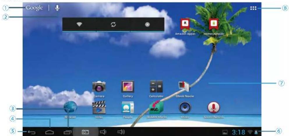 Proscan PLT9011 - Écran d'accueil - 1