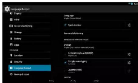 Proscan PLT9649G - Langue &amp; entrée: - 1