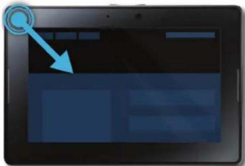 BLACKBERRY PlayBook Tablet v2.1 - Afficher la barre d'état - 1