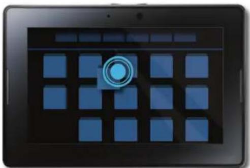 BLACKBERRY PlayBook Tablet v2.0 - Déplacer des éléments - 2