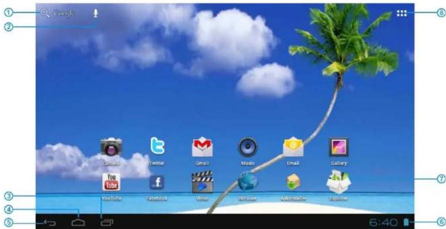 CURTIS Klü LT8036B - Écran d'accueil - 1