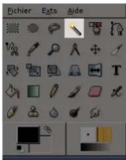 Gimp 2.4 - 12.2.5Selectioncontigué(Baguettemagique) - 1