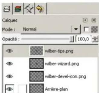 Gimp 2.4 - Opacité - 1