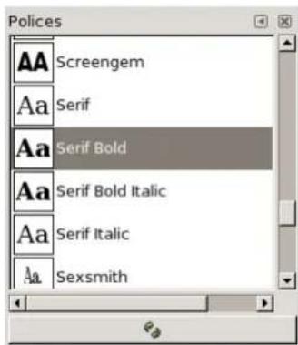 Gimp 2.4 - 13.3.6Dialoguedespolices - 1